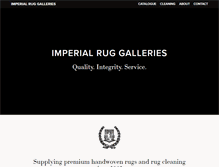 Tablet Screenshot of imperialrug.ca